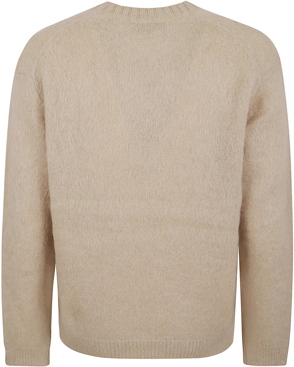 Maison Kitsuné brushed mohair comfort jumper Beige