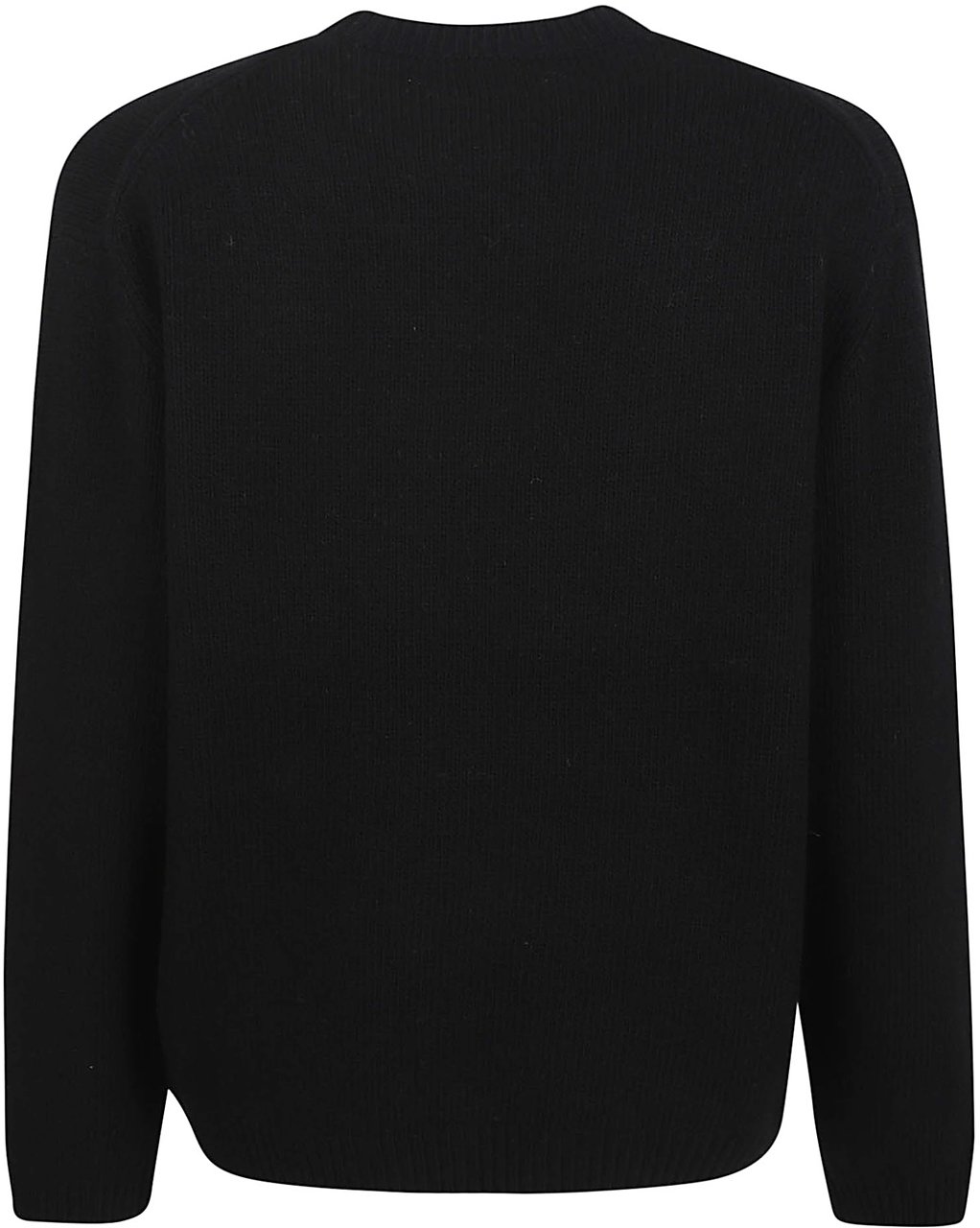 Maison Kitsuné dressed fox intarsia wool jumper Zwart