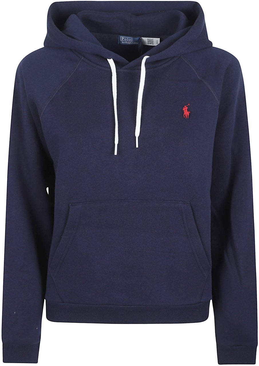 Ralph Lauren prl shrknhd long sleeve Zwart