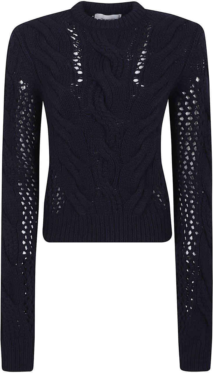 Max Mara radio maglia canottiera top Blauw