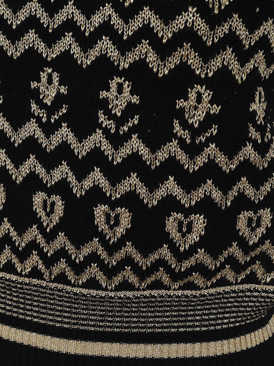 Valentino Garavani canotta maglia mossi Zwart