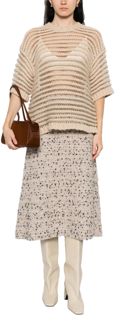 Fabiana Filippi Sweaters Beige Beige