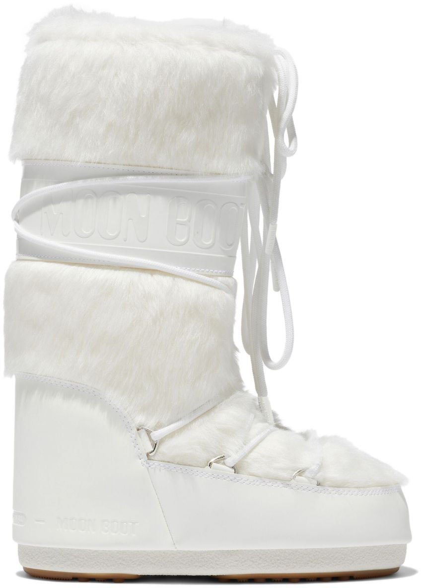 Moon Boot Classic Icon Eco Fur Bianco Wit