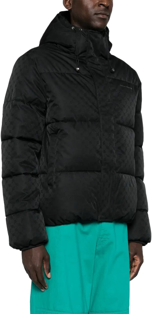Daily Paper Heren Monogram Puffer Jacket Zwart