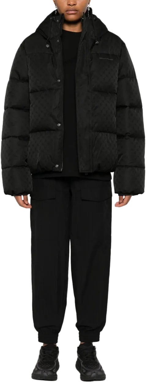 Daily Paper Heren Monogram Puffer Jacket Zwart