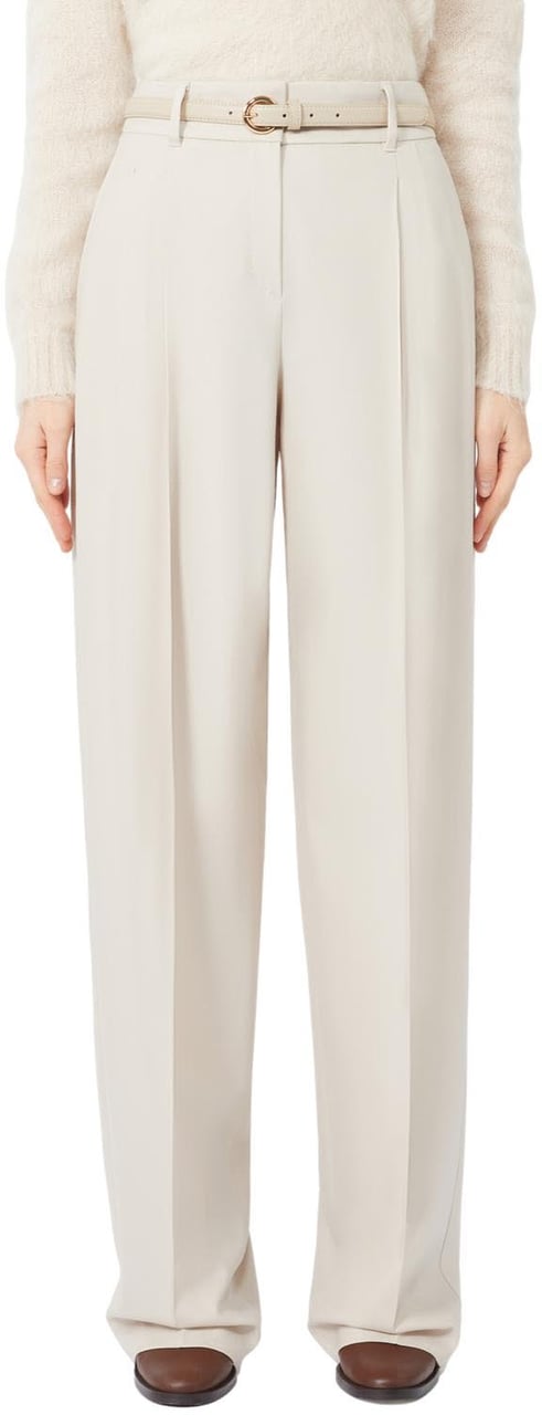 Max Mara Trousers Beige Beige