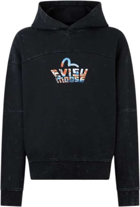 Moose Knuckles Evisu X Moose Hoodie Black Zwart