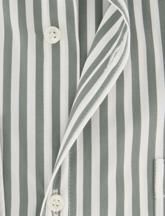 Paul & Shark Overhemd gestreept Groen