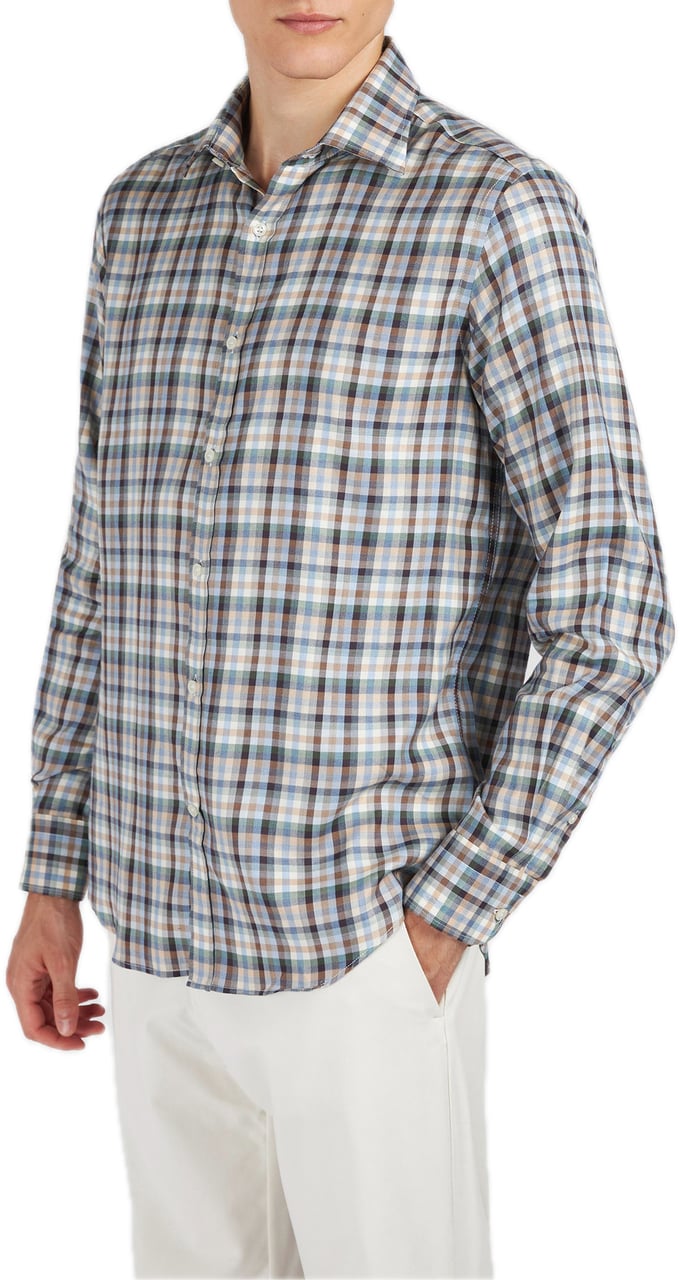 Paul & Shark X-soft shirt Bruin