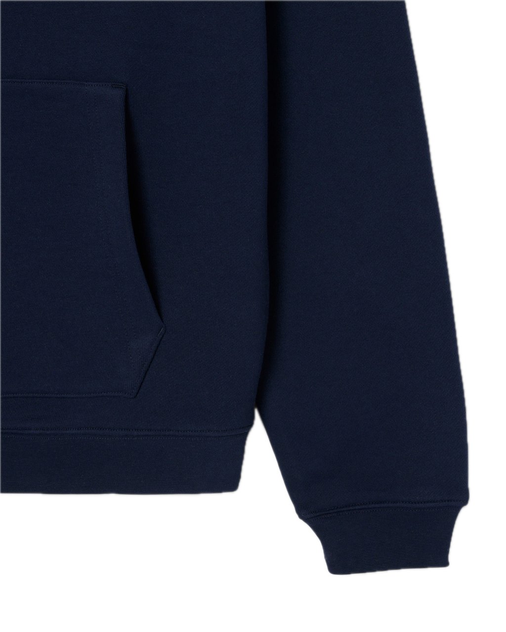 Lacoste Heavy Fleece Hoodie Blauw