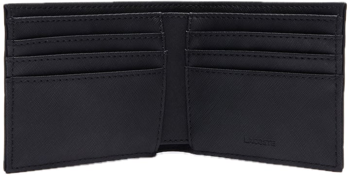 Lacoste Small Classic Piqué Billfold Zwart