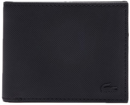 Lacoste Small Classic Piqué Billfold Zwart