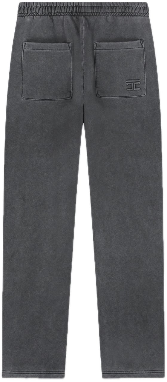 JORCUSTOM Fleece Jogger Handscript Acid Grey Grijs