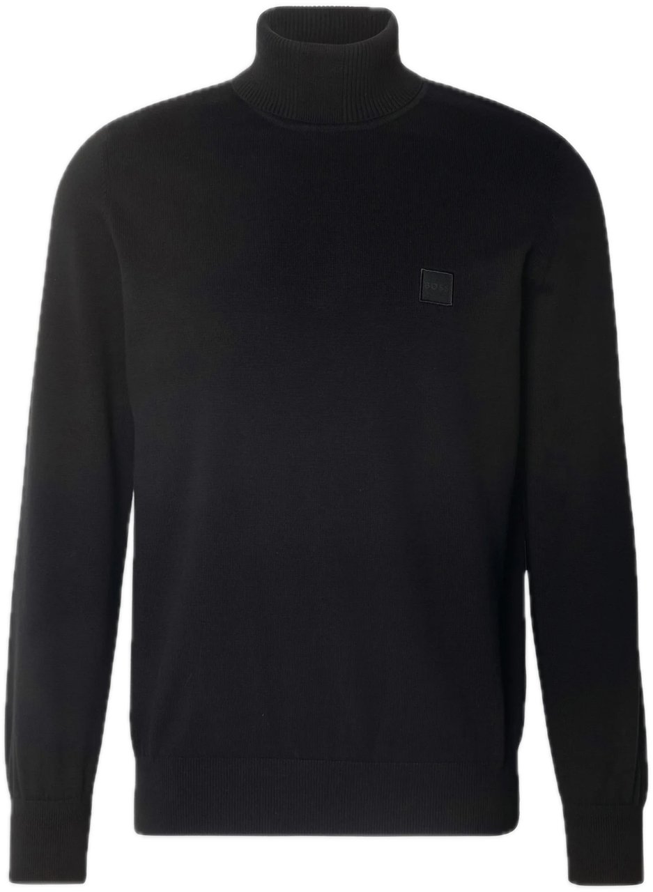 Boss Coltrui van katoen en kasjmier Zwart