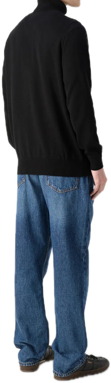 Boss Coltrui van katoen en kasjmier Zwart