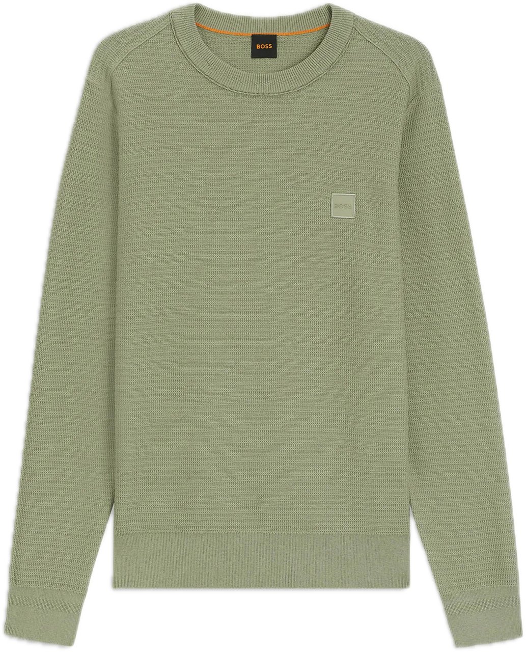 Boss Hugo Green Cotton Sweater Beige