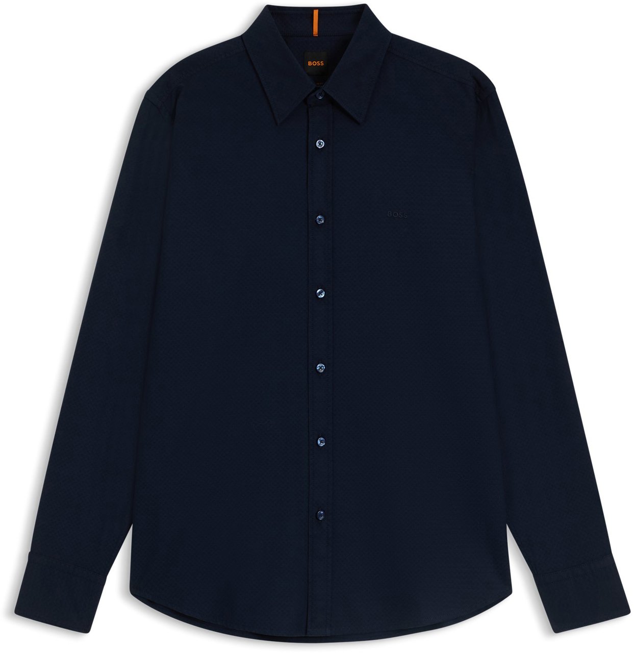 Boss Overhemd Regular Fit Blauw