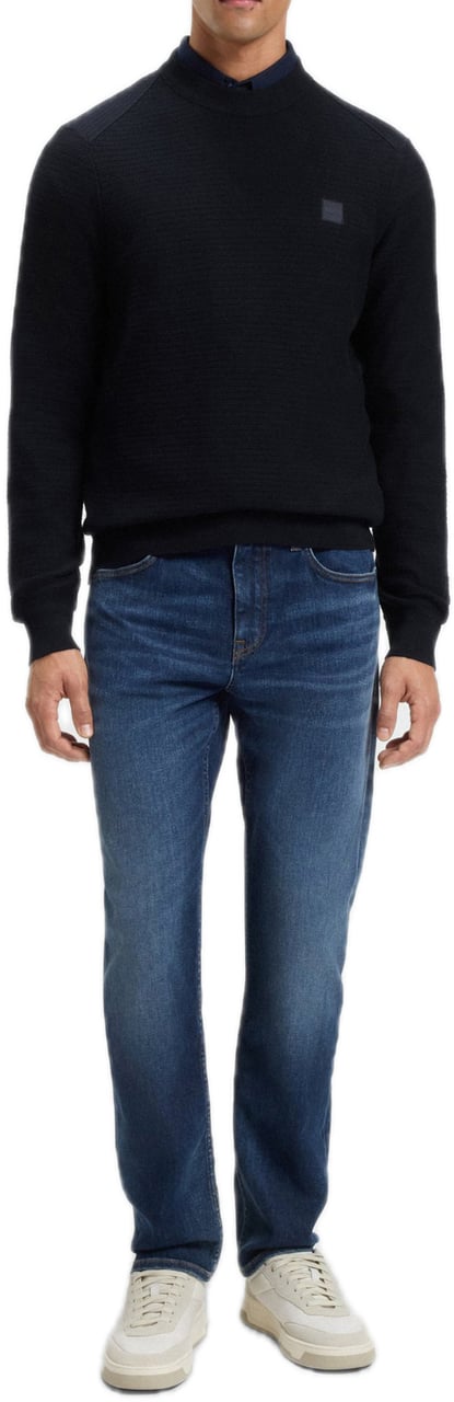 Boss Trui voor ruiters van katoen Blauw