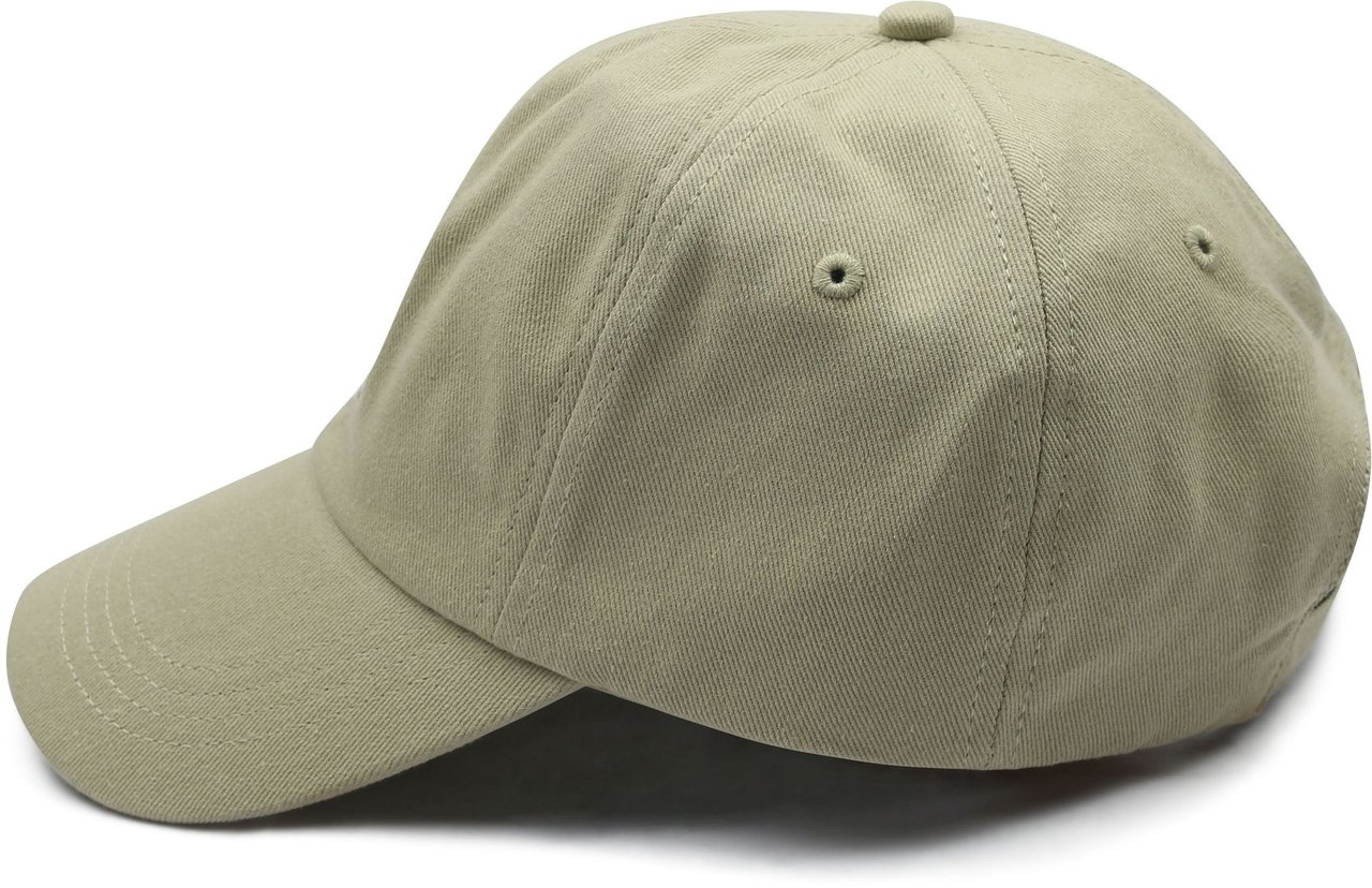 Boss Pet van katoenen twill Groen