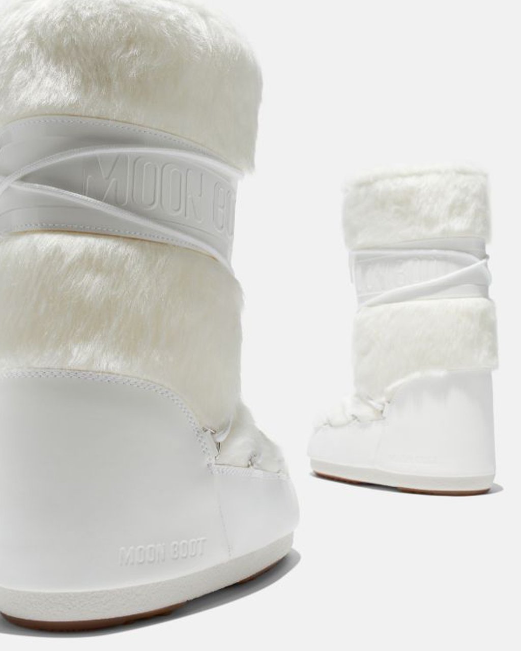 Moon Boot Classic Icon Eco Fur Bianco Wit