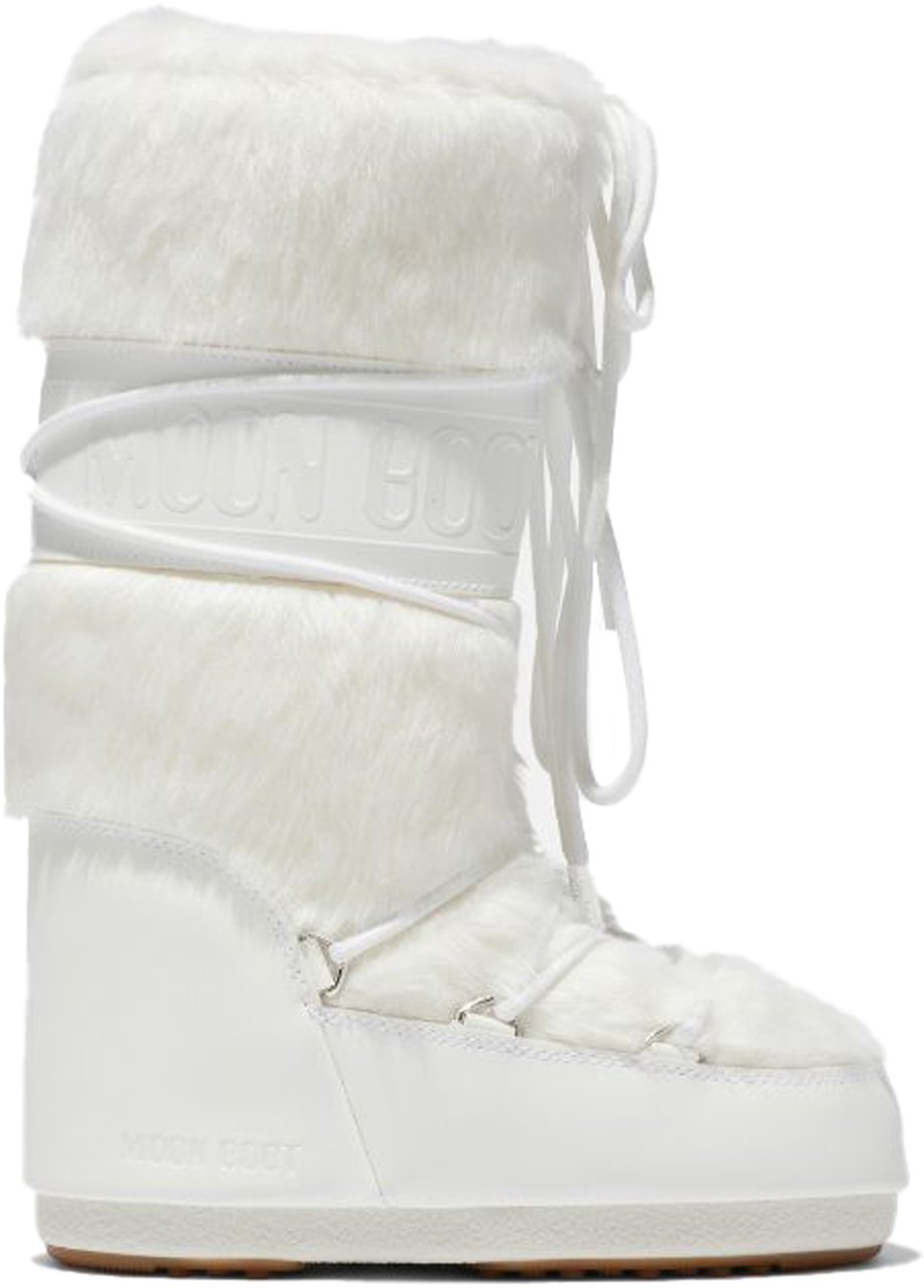 Moon Boot Classic Icon Eco Fur Bianco Wit