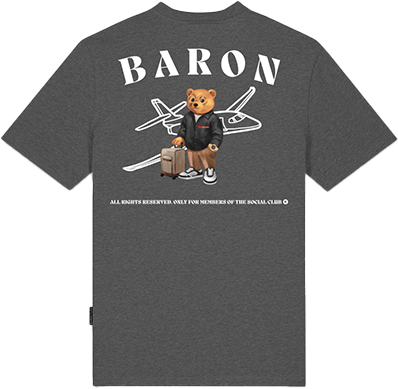 Baron Filou Baron Filou Cli. Baron The Jetset Traveler Grijs