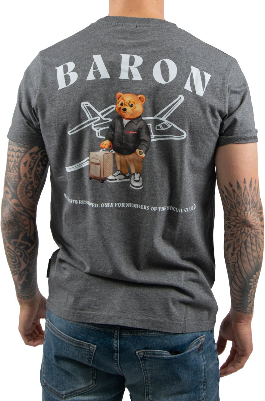 Baron Filou Baron Filou Cli. Baron The Jetset Traveler Grijs