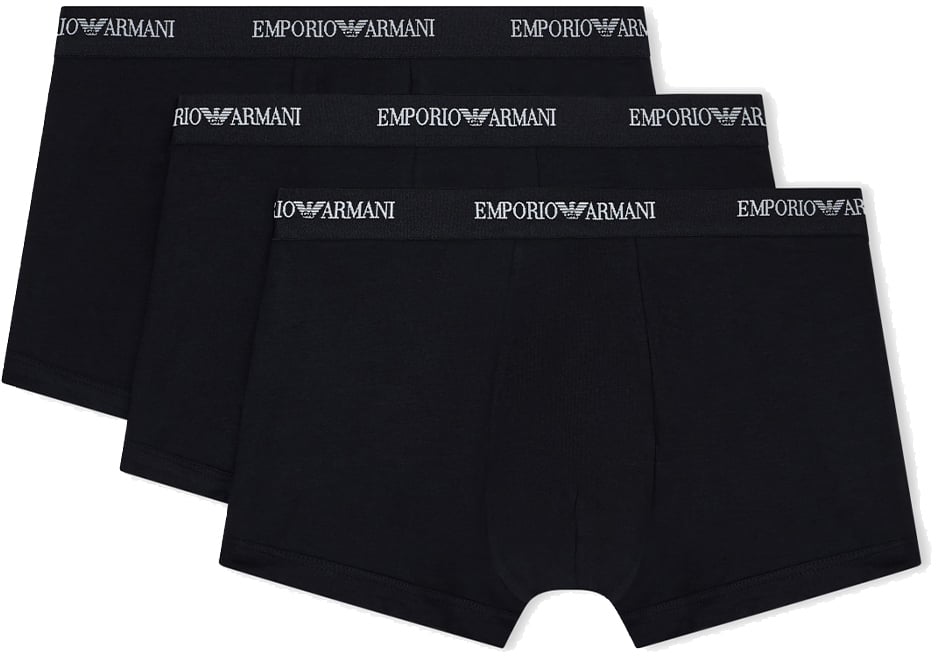 Emporio Armani Boxers 3-Pack Zwart