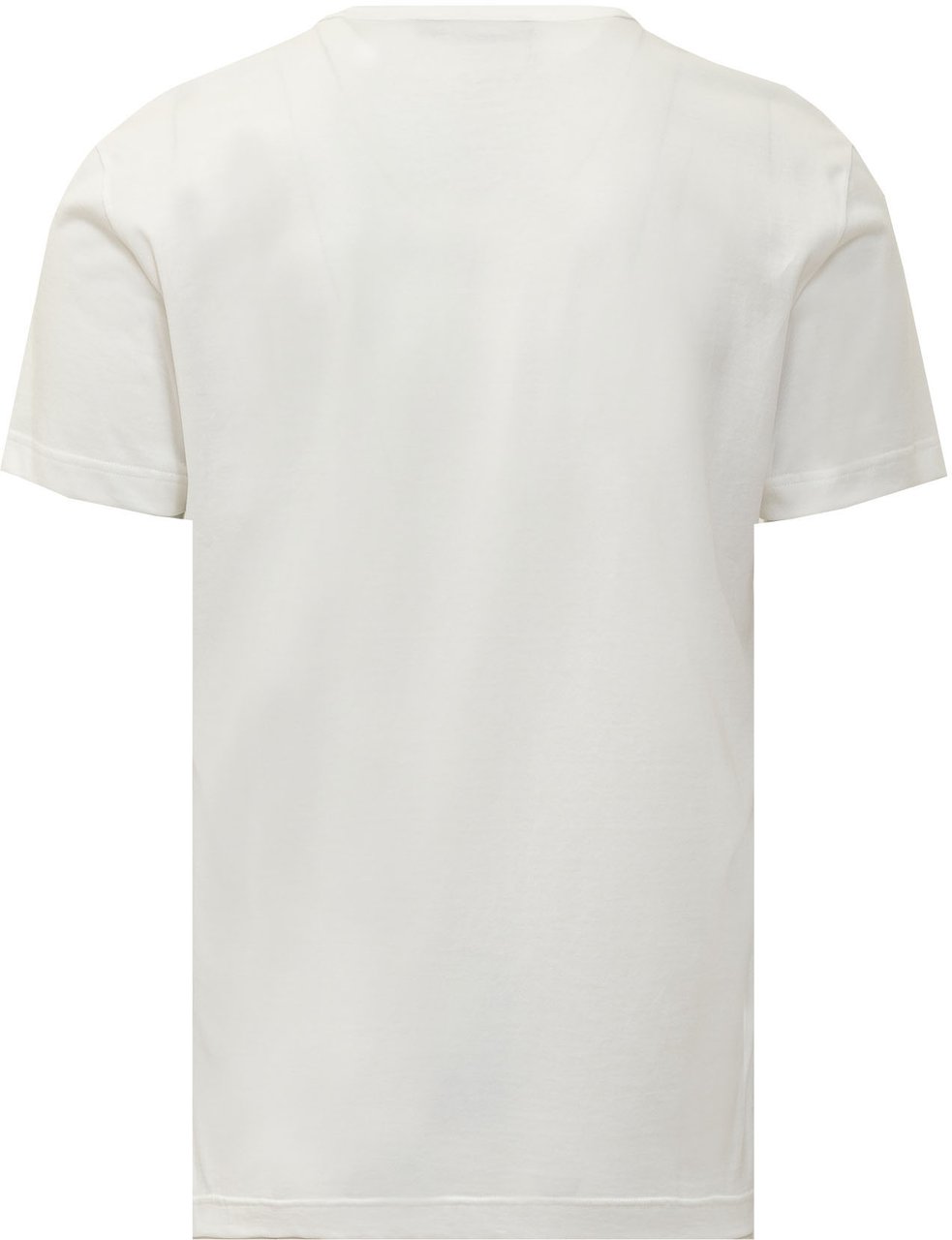 Dolce & Gabbana Cotton T-Shirt With Embossed Logo Wit