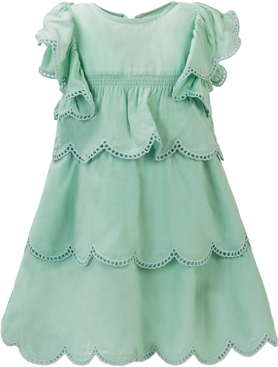Stella McCartney Woven Dress Groen