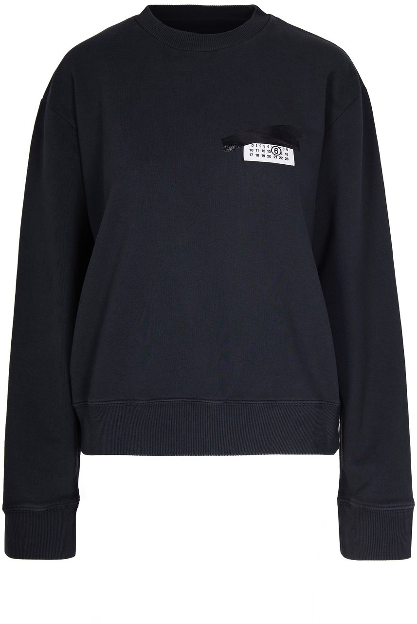 Maison Margiela Sweaters Washed Black Donkergrijs