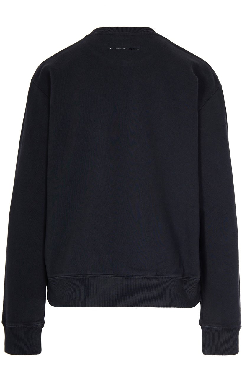 Maison Margiela Sweaters Washed Black Donkergrijs