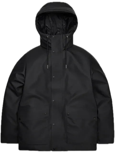 Rains Nome Parka W3T3 Black Zwart
