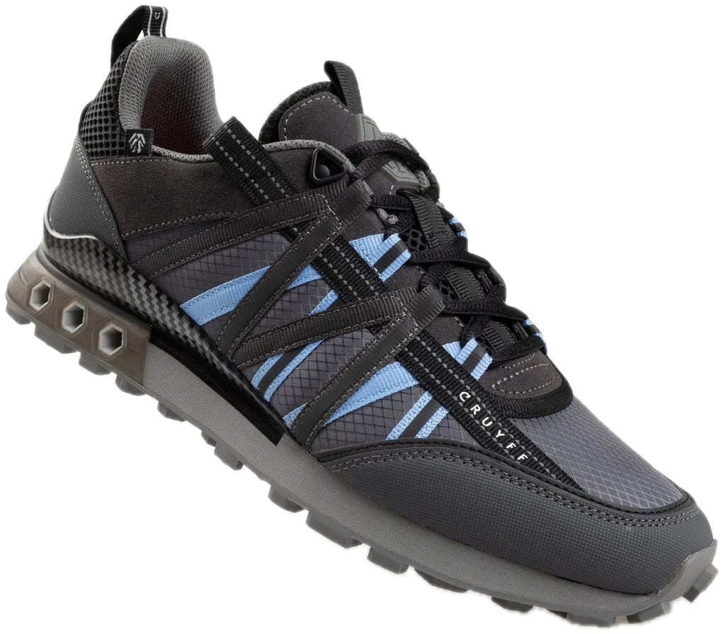 Cruyff Fearia HexTech Monsterrat Grey/Blue Grijs