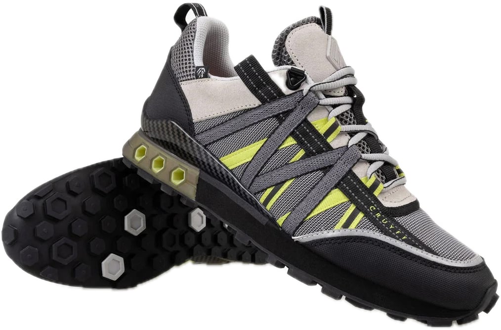 Cruyff Fearia HexTechMonsterrat GreyYellow Grijs