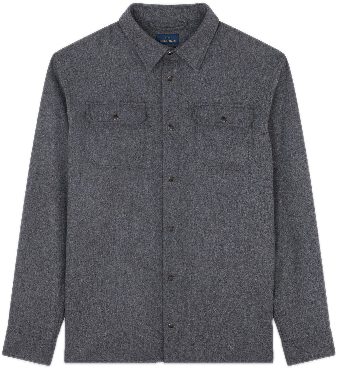 Paul & Shark Wool blend overshirt Grijs