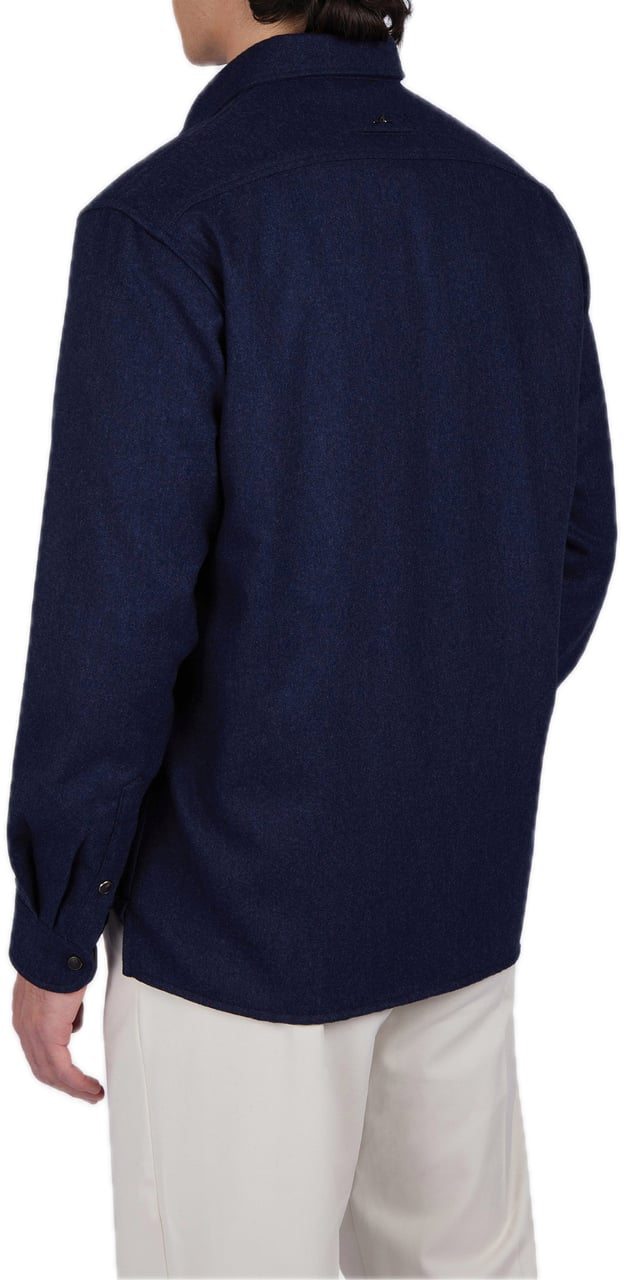 Paul & Shark Wool blend overshirt Blauw