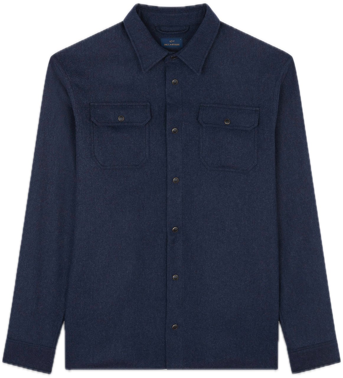 Paul & Shark Wool blend overshirt Blauw