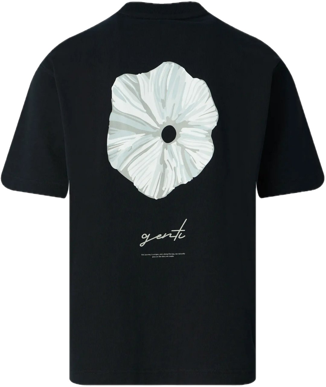 Genti J3156 3226 Tee Black Zwart