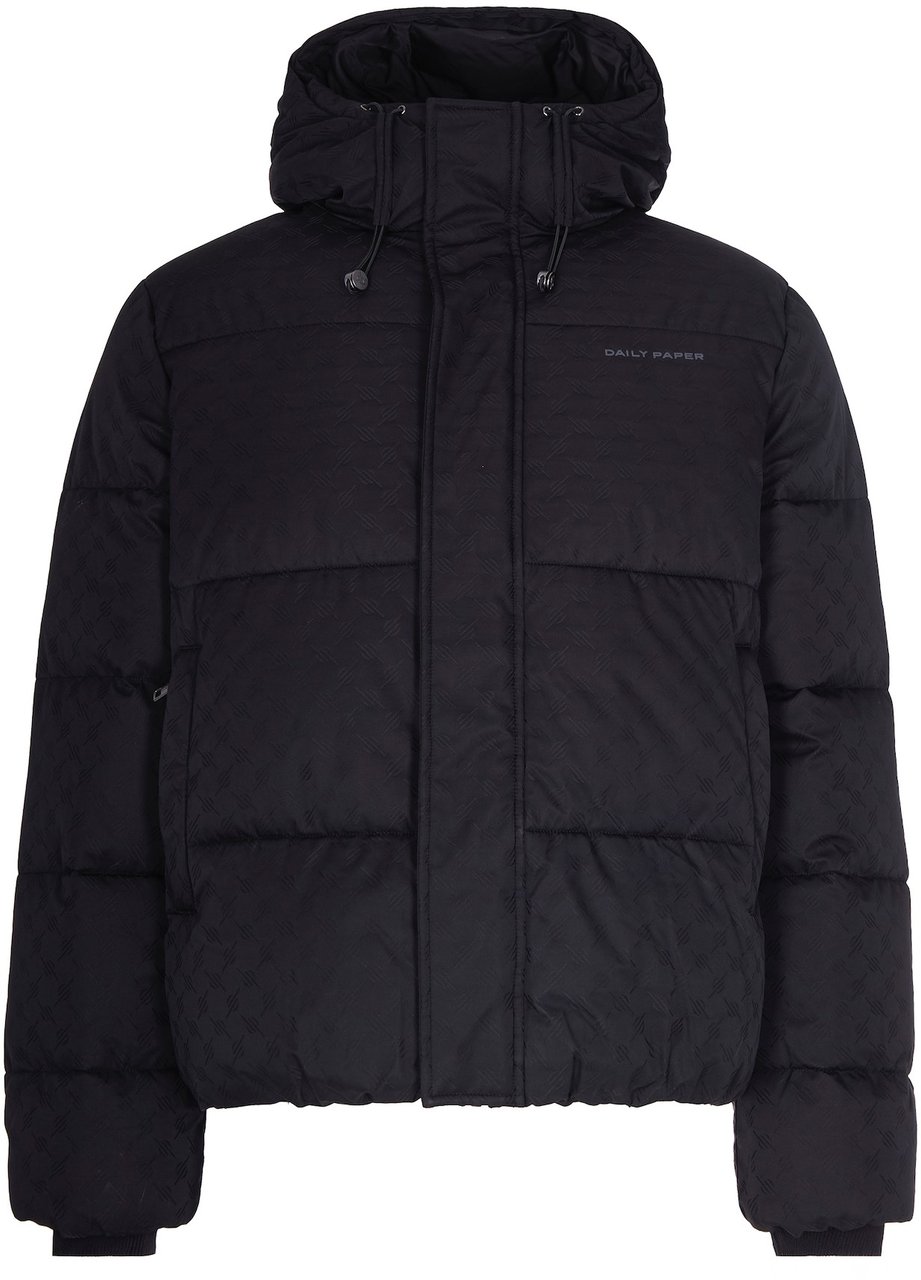 Daily Paper Heren Monogram Puffer Jacket Zwart