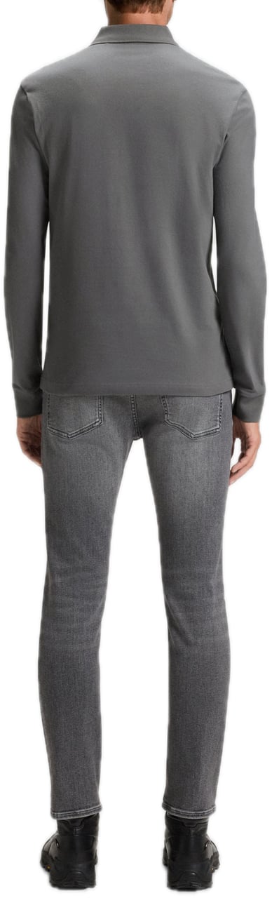 Boss Passerby longsleeve open grey grijs Grijs