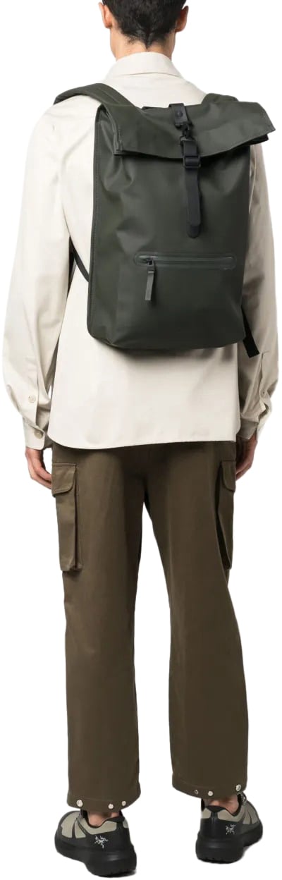 Rains Rains Rolltop Rucksack W3 Rugtassen Groen 13320 Groen