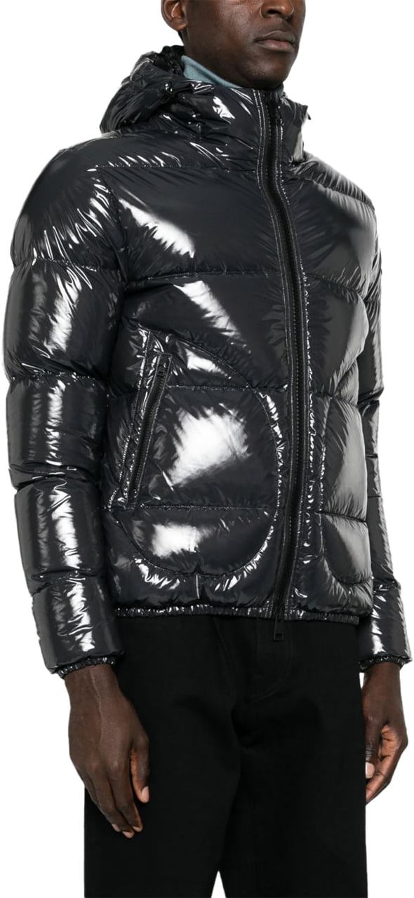 Herno Quilted down jacket Zwart