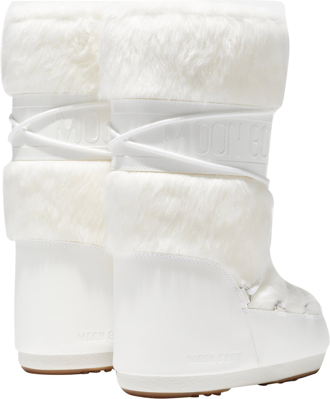 Moon Boot Classic Icon Eco Fur Bianco Wit