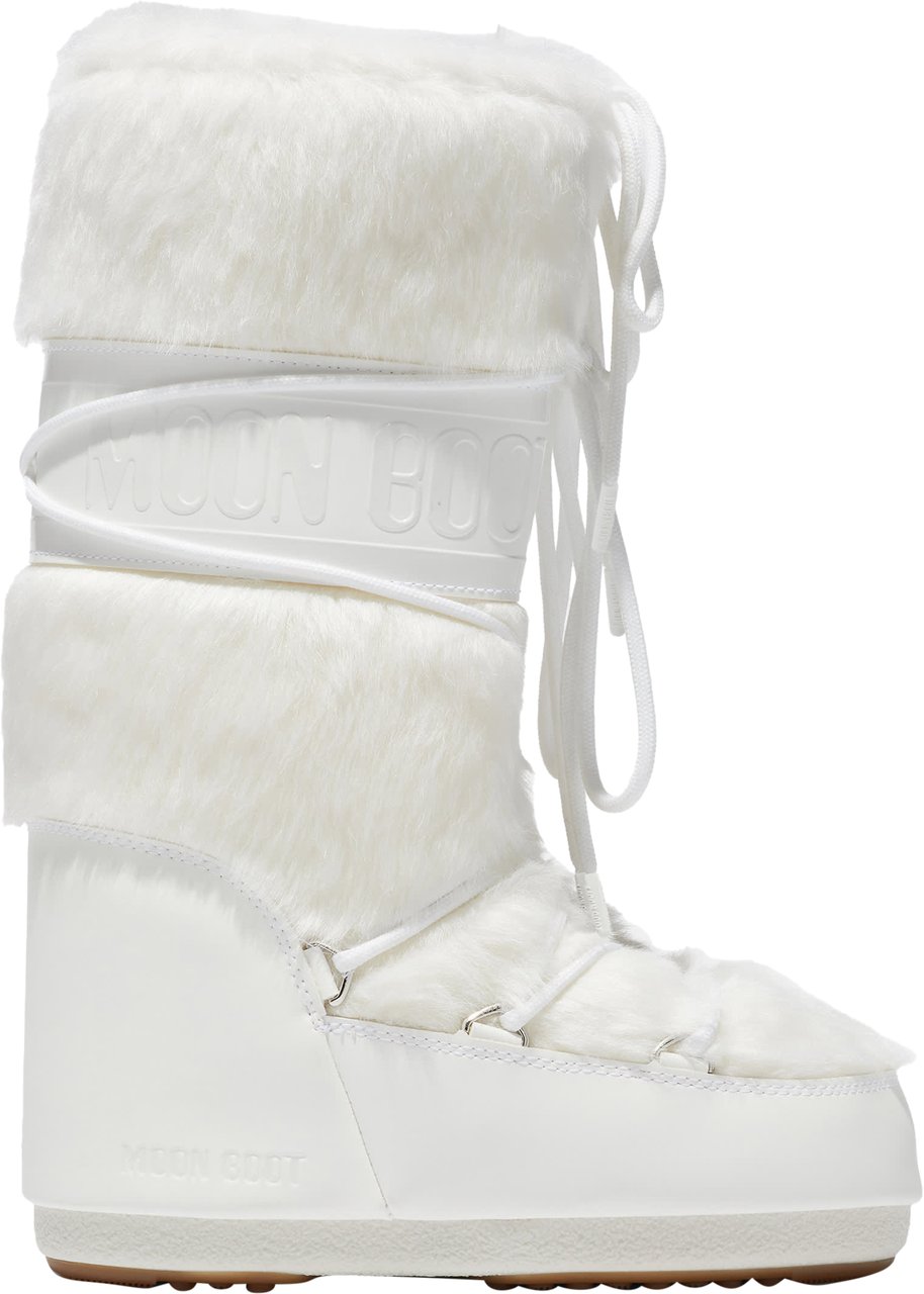 Moon Boot Classic Icon Eco Fur Bianco Wit