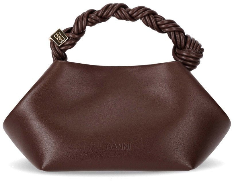 Ganni Bags Chocolate Fondant Bruin