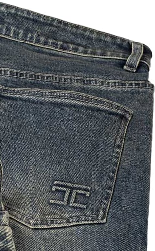 JORCUSTOM Zipped Hem Straight Green Groen