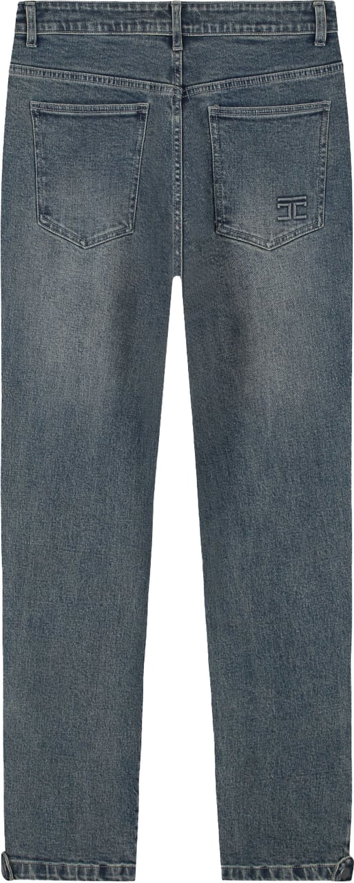 JORCUSTOM Zipped Hem Straight Green Groen