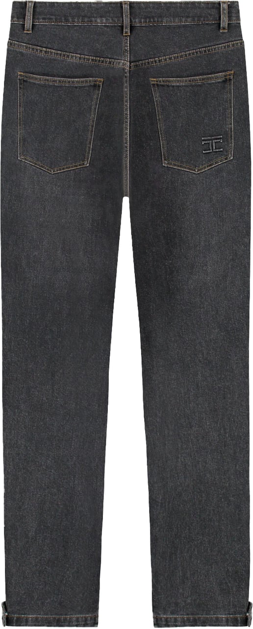 JORCUSTOM Zipped Hem Straight Grey Grijs