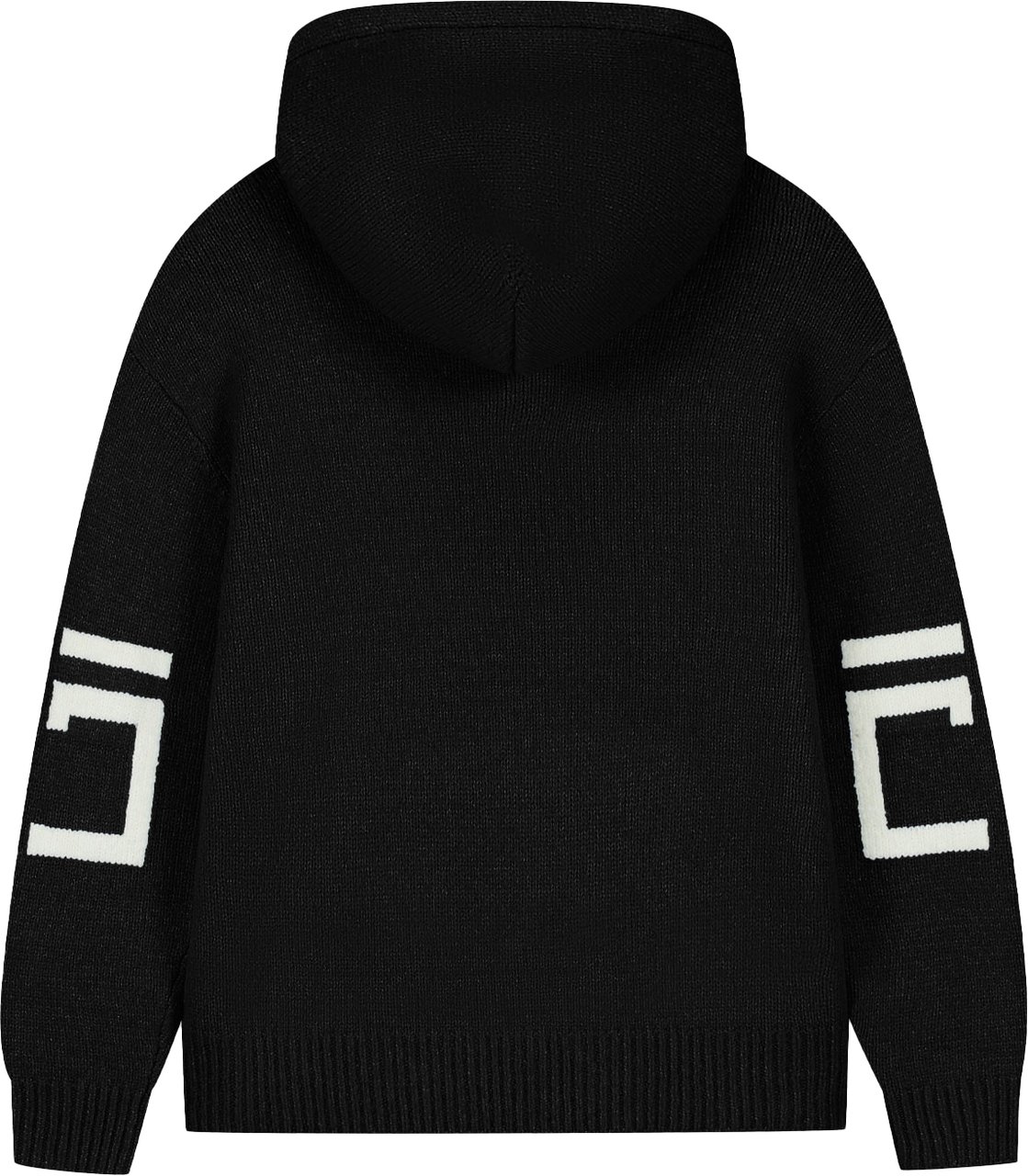 JORCUSTOM Knit Zip Hoodie Zwart